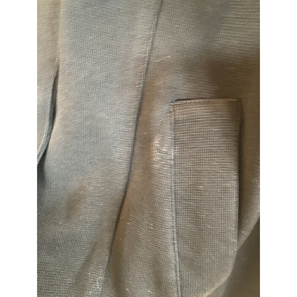 Aderienne Vittadini Black Gold Button Stretch Blazer Sz. 10 - Picture 4 of 4